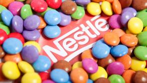 Smarties chocolates, one of many Nestle products.