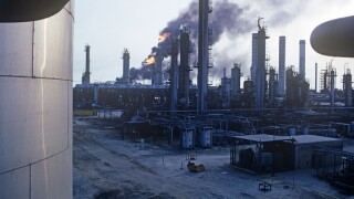 Ras Tanura oil refinery Saudi Aramco from Alamy 19Dec22 575x375