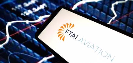 Konskie, Poland - December 08, 2024: FTAI Aviation company logo displayed on mobile phone