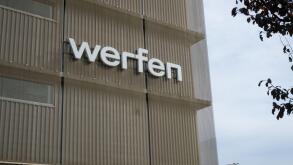 Barcelona, Spain - 5 November 2021: Werfen company sign logo, Illustrative Editorial.