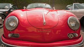 Oldtimer Porsche 356 Convertible car, classic car, sportscar