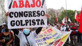 Peru, Pedro Castillo, Peru Libre, protest, impeachment, LatAm, 575