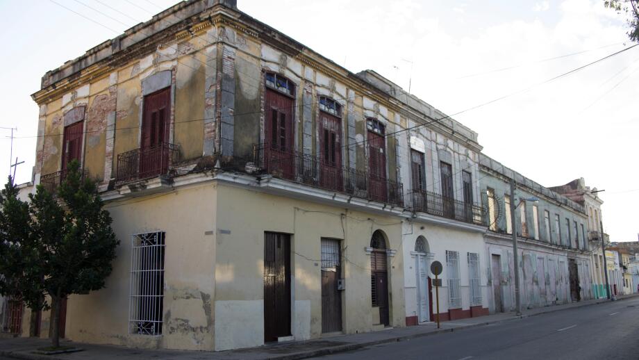 Majestic Spanish colonial architecture in Cienfuegos, on the island republic of Cuba
