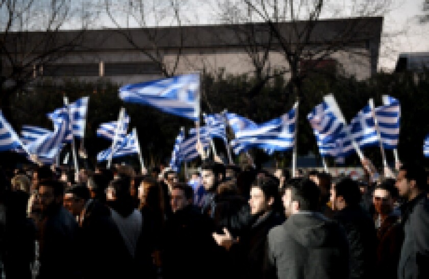 Greece flags