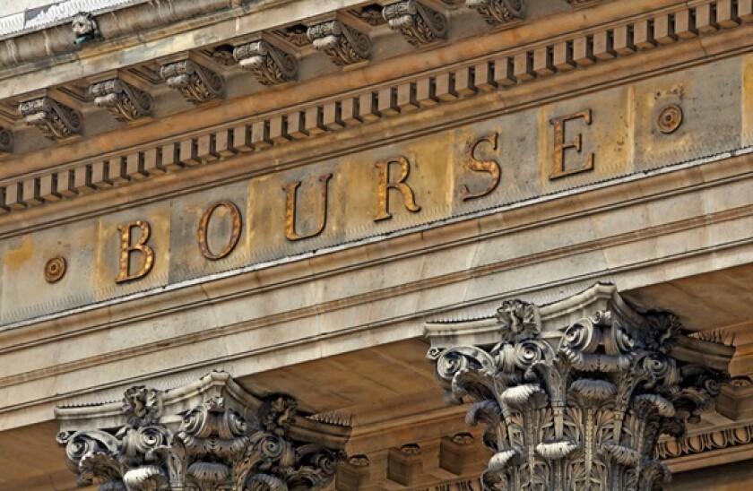 Stock Exchange, Brongniart palace, Paris, France