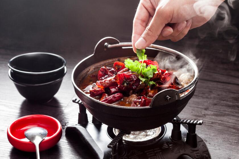 sichuan chili pot, traditional Chinese spicy cuisine