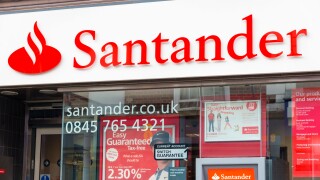 Santander Bank, UK.
