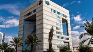 Riyadh, Saudi Arabia - November 23, 2019:  Banque Saudi Fransi -
