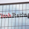 26/10/2013 The headquarters of Fitch Ratings in Canary Wharf, financial centre in the Docklands of London, England, UK