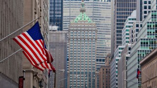 USA, United States, America, New York, Manhattan, Midtown, Park Avenue, architecture, avenue, big apple, city, dense, flags, gla