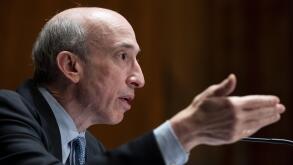 Washington, United States. 14th Sep, 2021. Gary Gensler.Chair of the U.S. Securities and Exchange Commission, testifies during the Senate Banking, Housing, and Urban Affairs Committee hearing on "Oversight of the U.S. Securities and Exchange Commission" o