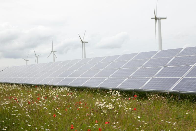 Westmill. Watchfield nr Swindon, UK. Saturday 23rd June 2012. Westmill energy farm on the day of its share offer on its solar farm  Westmill is the first wind and  solar park  to be cooperativley owned by  its members  The installed Solar panels will gene