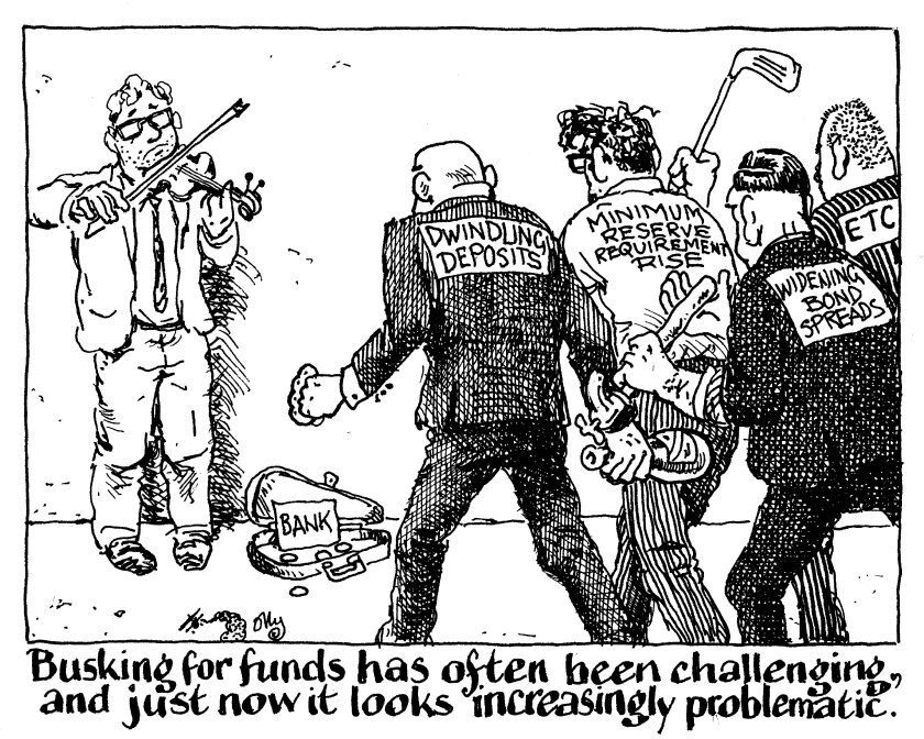 Olly Copplestone cartoon Banks busk for funds 28Sep23.jpg