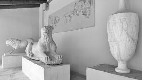 Molossian Hound, Keramikos Ruins Museum, Athens, Attica Region, Greece, Europe