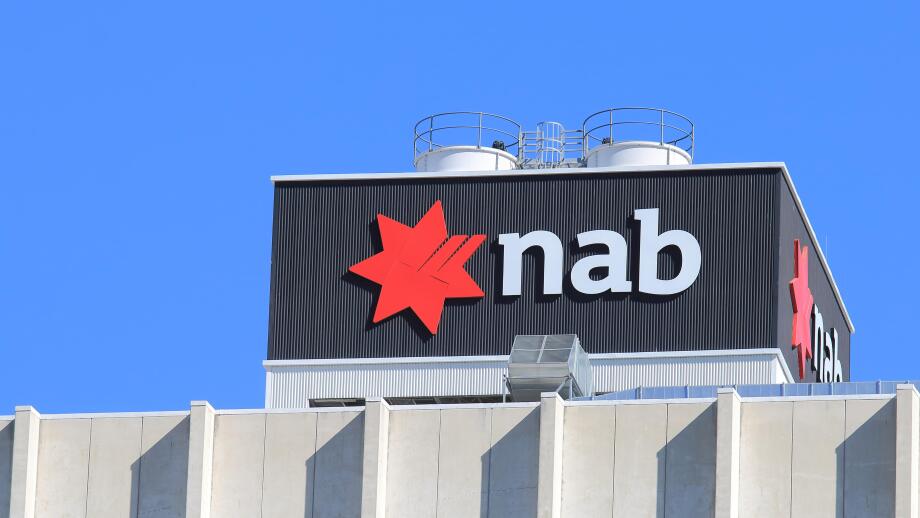 National Australia Bank NAB. NAB is one of the four largest bank in Australia and 17th in the world.