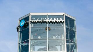 A Carvana car vending machine location in Houston, Texas, on May 27, 2017.