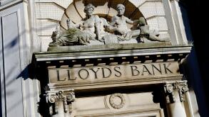 lloyds bank sign carved in stone on old period style building