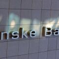 Oslo, Norway - Aug. 29th 2020: Large logo on the head office of Danske Bank.