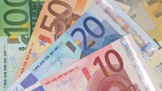 European Bank notes, Euro currency from Europe, Euros.