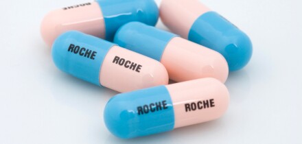 Roche Madopar capsules for treatment of parkinsons disease. Image shot 2008. Exact date unknown.