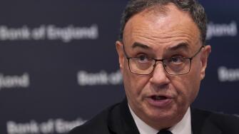 File photo dated 03/10/24 of Andrew Bailey, Governor of the Bank of England, speaks during the Bank of England Monetary Policy Report press conference at the Bank of England, London. Mr Bailey has said interest rate cuts could become "more aggressive", sp