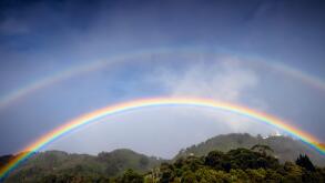 Rainbow over Monserrate