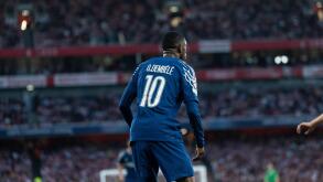 London, UK. 29th Apr, 2025. Ousmane Dembele during the UEFA Champions League 2024/25 Semi Final first Leg match between Arsenal and Paris Saint-Germain at Arsenal Emirate Stadium on April 29, 2025 in London, UK. Photo by Lounis Tiar/ABACAPRESS.COM Credit: