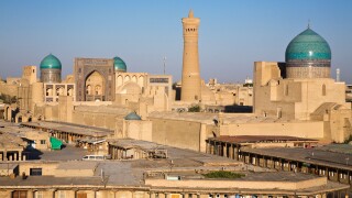Kalon Minaret and mosque in Bukhara