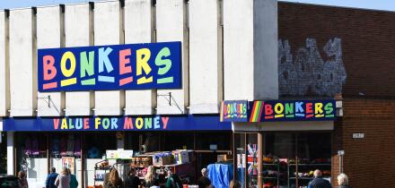 bonkers a discount shop in loughborough leicestershire