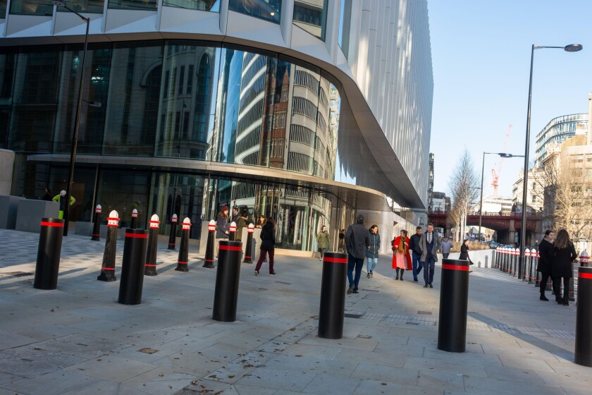 Corner of Goldman Sachs London headquarters, Farringdon Street