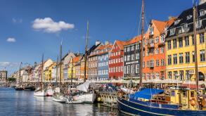 Nyhaven inner harbour in Copenhagen