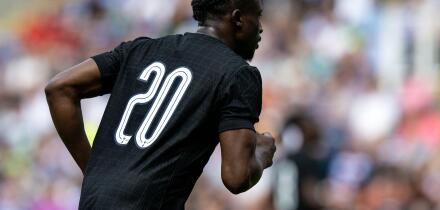 19 July 2025: Mohammed Kudus of Tottenham Hotspur during the Pre season  2025/26 friendly match between Reading and Tottenham Hotspur at Madejski Stad