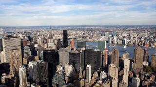 New York City Skyline. Image shot 11/2013. Exact date unknown.