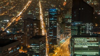 Bogota, downtown, lights, night, capital city, LatAm, GEB, Grupo Energia Bogota, 575, Colombia
