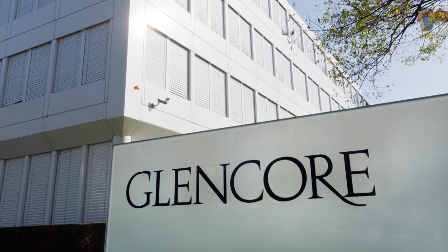 Entrance and company headquarters of Glencore Xstrata, the world's largest commodities trading firm, in Zug, Switzerland