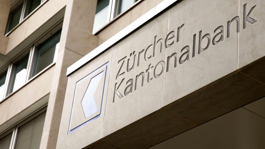 The logo of Zuercher Kantonalbank bank (ZKB) is seen at its headquarters at the Bahnhofstrasse in Zurich, Switzerland March 7, 2016.  REUTERS/Arnd Wiegmann