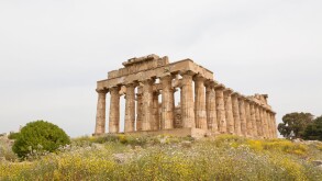 The Temple of Hera, also known as "Temple E" at Selinunte, Archaeological Site Selinunte, Sicily, Italy