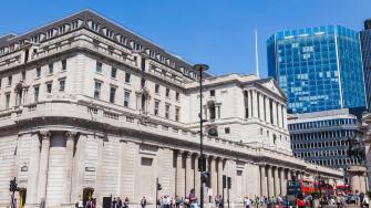England, London, City of London, Bank of England and Threadneedle Street