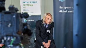 Lisbon, 07/14/2021 - Joao Manso Neto, CEO of GreenVolt, at the session that marks the company'sting on the the Stock Exchange. Euronext Lisbon - AV DA LIBERDADE 196 7th. (Andre LuA­s Alves / Global Images/Sipa USA)