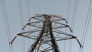 High Voltage tower with Mobile Signal Antennas