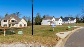 Unoccupied unsold new homes for sale