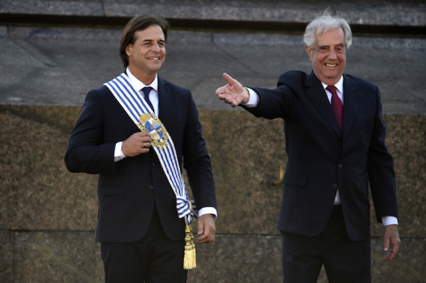 Uruguay, Montevideo, presidents, election, Luis Lacalle Pou, Tabare Vasquez, LatAm, 575