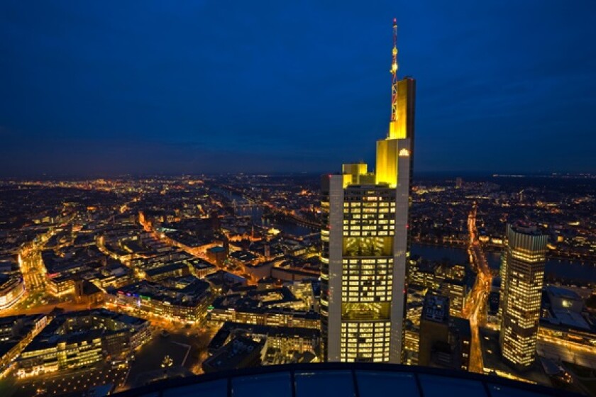 Commerzbank tower Frankfurt from Alamy 13Sep24 575x375