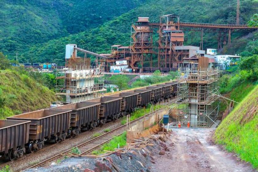 Iron ore train, loading center, Vale, Brazil, mining, LatAm, 575