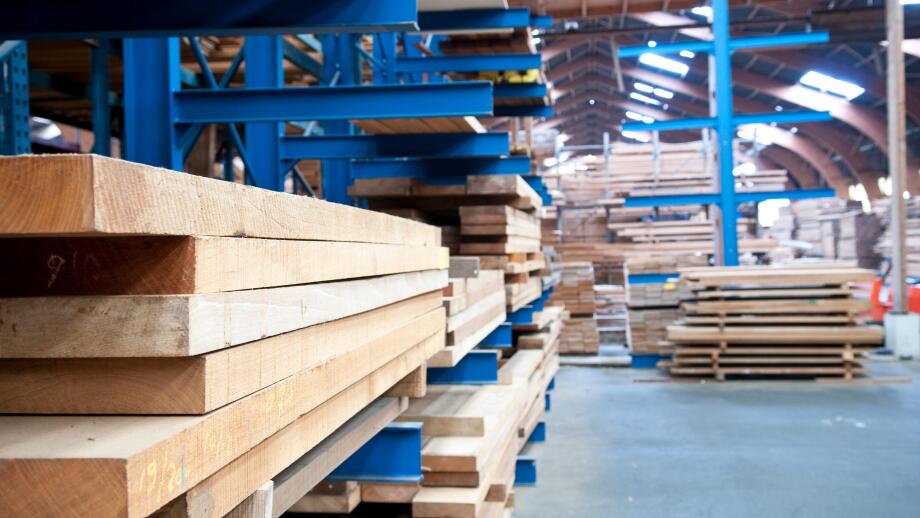 Plaks stored in logistics warehouse