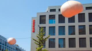 Switzerland, Europe, St. Gallen, town, city, bank, Raiffeisen, lounge,