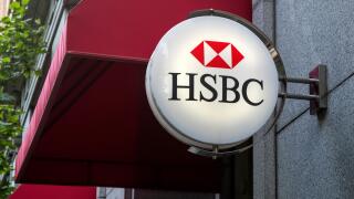 HSBC Sign and Logo, Melbourne, Australia