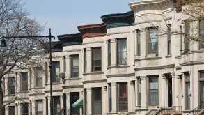 Houses in park slope in brooklyn