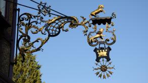 The Five Arrows Hotel, Waddesdon, Buckinghamshire, was built in 1887 for Baron Ferdinand De Rothschild.  The five arrows represent the original five R