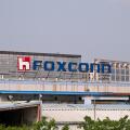 Foxconn Factory in Shenzhen with Logo